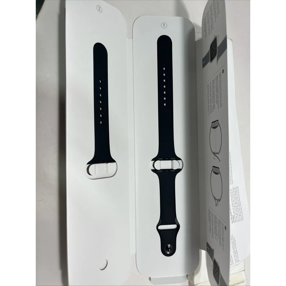 Apple Watch [44mm] Black Sport Band ONLY New In Box Not Sealed